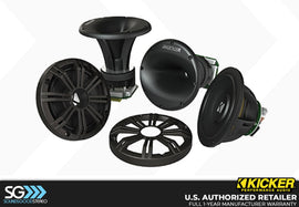 Kicker 41KMS674C 6.75-Inch (165mm) High-Efficiency Marine Component 4Ω Tower System