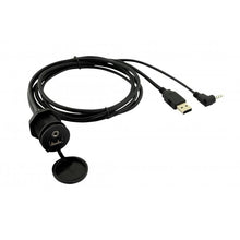 Load image into Gallery viewer, PAC Audio USBAUX3 USB &amp; 3.5mm A/V AUX 3-Foot Extension Cable with Waterproof Cap
