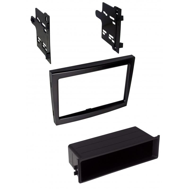 Best Kits BKPOR911 2005-2011 Black Radio Porsche 911 / Cayman / Boxster Single ISO w/Pocket or Double Din - Black