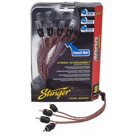 Stinger SI4420 4000 Series 20ft/6.1m 4-channel Directional Balanced Twisted Pair Interconnects