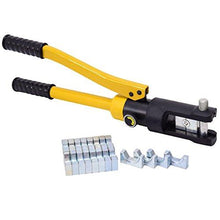 Load image into Gallery viewer, Goplus 16 Ton Hydraulic Wire Crimper Battery Cable Lug Terminal Crimping Tool w/ 11 Dies - Sounds Good Stereo Online