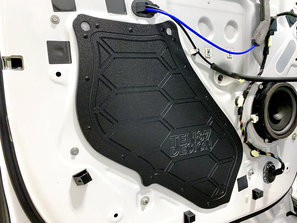 2021-2022 Ford F-150 - Custom Made Door Access Block Off Plates - Front & Rear Set - SuperCrew (SCREW),Front & Rear Complete Set