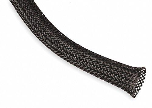 1/8 Inch PET Expandable Braided Sleeving- 10ft - Black by TechFlex - Sounds Good Stereo Online