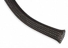 1/8 Inch PET Expandable Braided Sleeving- 10ft - Black by TechFlex - Sounds Good Stereo Online