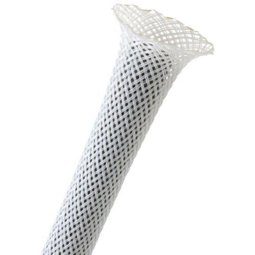 Techflex 3/4-inch Expandable Sleeving 25 ft. White - Sounds Good Stereo Online