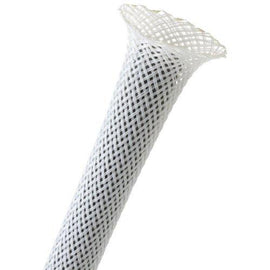 Techflex 3/4-inch Expandable Sleeving 25 ft. White - Sounds Good Stereo Online
