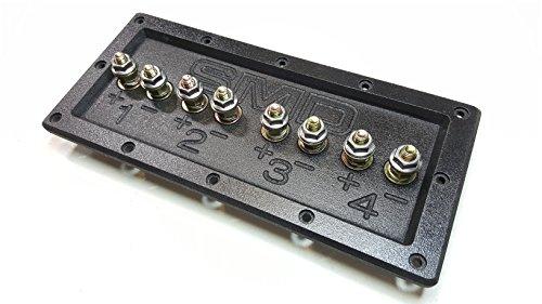 SMD 4 Channel Speaker Terminal (Grade 8) 3/4" PVC (Black) - Sounds Good Stereo Online