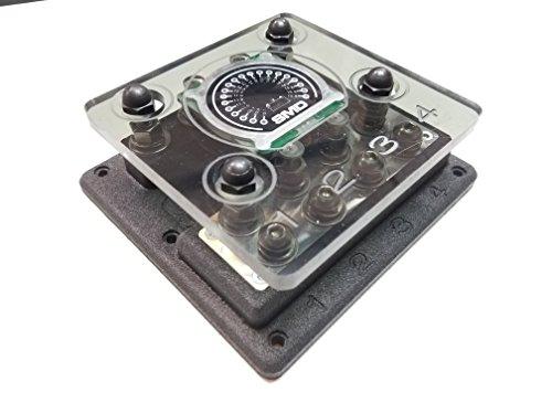 SMD Quad XL ANL Fuse Block Cover W/Integrated SMD VM-1 Volt Meter - Sounds Good Stereo Online