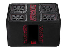 Load image into Gallery viewer, Kicker 47QL7R122 Quad L7R 12-inch Ported Loaded Enclosure - Dual 2 Ohm Terminals