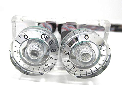 SHCA Dual Clear BASS KNOB with Leads (Red) - Sounds Good Stereo Online