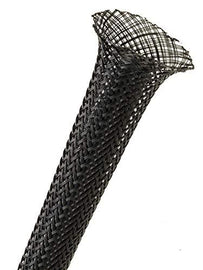 Techflex 3/4-inch Expandable Sleeving 25 Ft Black - Sounds Good Stereo Online