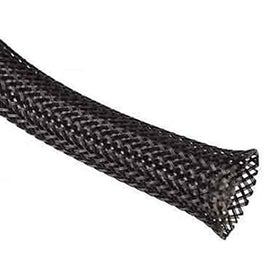 Techflex 1/2-inch Clean Cut Sleeving 25 feet Black - Sounds Good Stereo Online