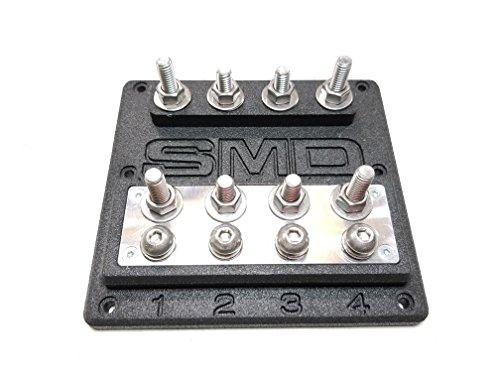 SMD Quad XL ANL Fuse Block Cover W/Integrated SMD VM-1 Volt Meter - Sounds Good Stereo Online