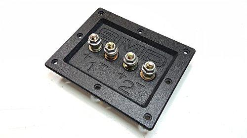 SMD 2 Channel Heavy Duty Speaker Terminal (Grade 8) (3/4" PVC Black) - Sounds Good Stereo Online