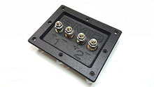 Load image into Gallery viewer, SMD 2 Channel Heavy Duty Speaker Terminal (Grade 8) (3/4" PVC Black) - Sounds Good Stereo Online