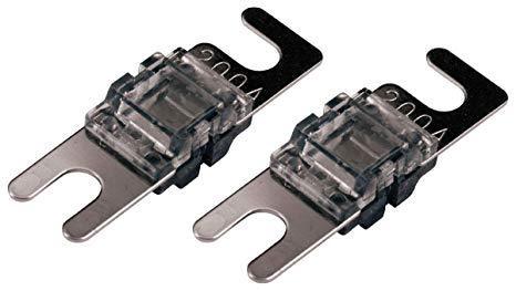 Kicker AFS200 200-Amp MIDI (Mini-ANL, AFS, AFC) Fuses (2-Pack)