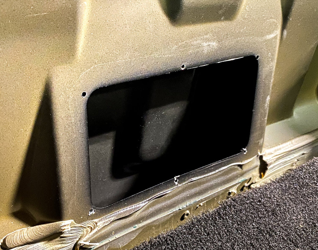 2021-2022 Ford F-150 B&O Subwoofer Block Off Plate for Rear Wall (Includes UnLeashed)