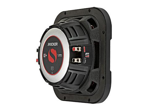 Kicker L7T8 High-Performance 8-inch Shallow Mount Square Subwoofer - Dual 4 Ohm