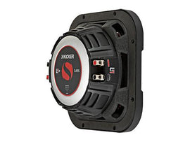 Kicker L7T8 High-Performance 8-inch Shallow Mount Square Subwoofer - Dual 4 Ohm