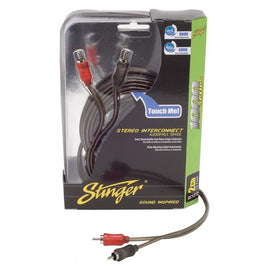 Stinger SI1220 1000 Series 20ft/6m 2-channel UnBalanced RCA Cable Interconnects