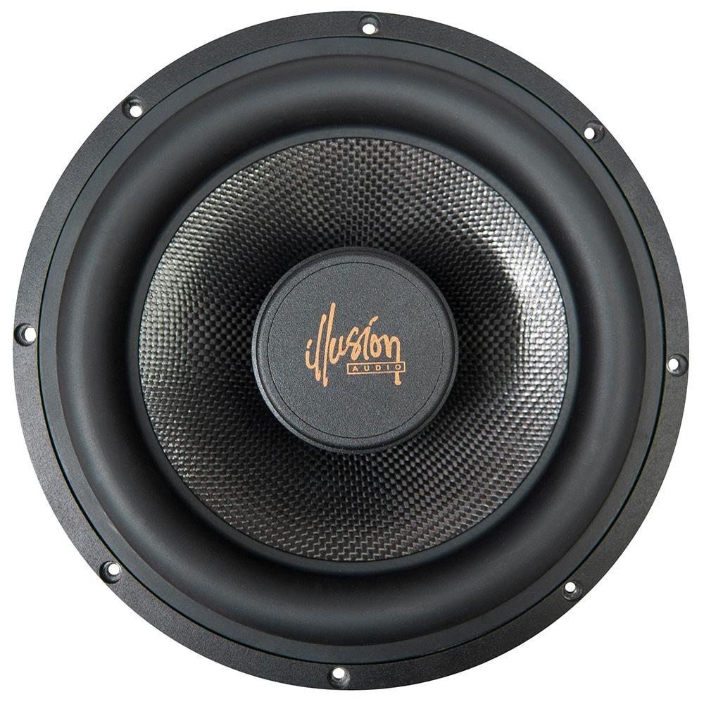 Illusion Audio Carbon C12 12" Shallow Mount Audiophile Sound Quality Subwoofer