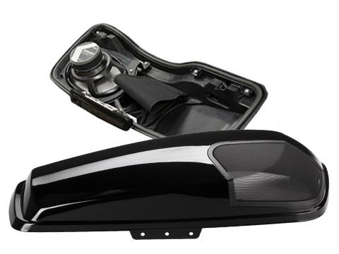 Kicker 46HDBL69/46HDBL69VB Bag Lid Audio Kit for Harley-Davidson - Vivid Black
