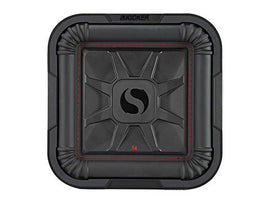 Kicker L7T10 High-Performance 10-inch Shallow Mount Square Subwoofer - Dual 4 Ohm