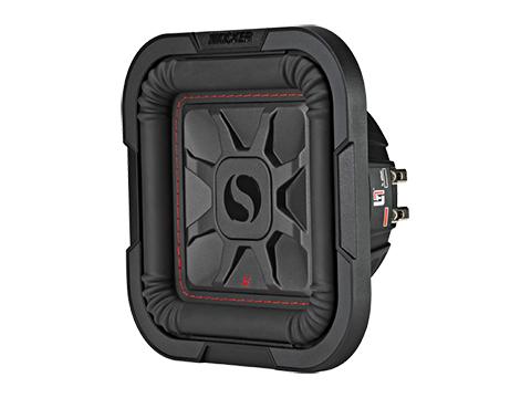 Kicker L7T8 High-Performance 8-inch Shallow Mount Square Subwoofer - Dual 4 Ohm
