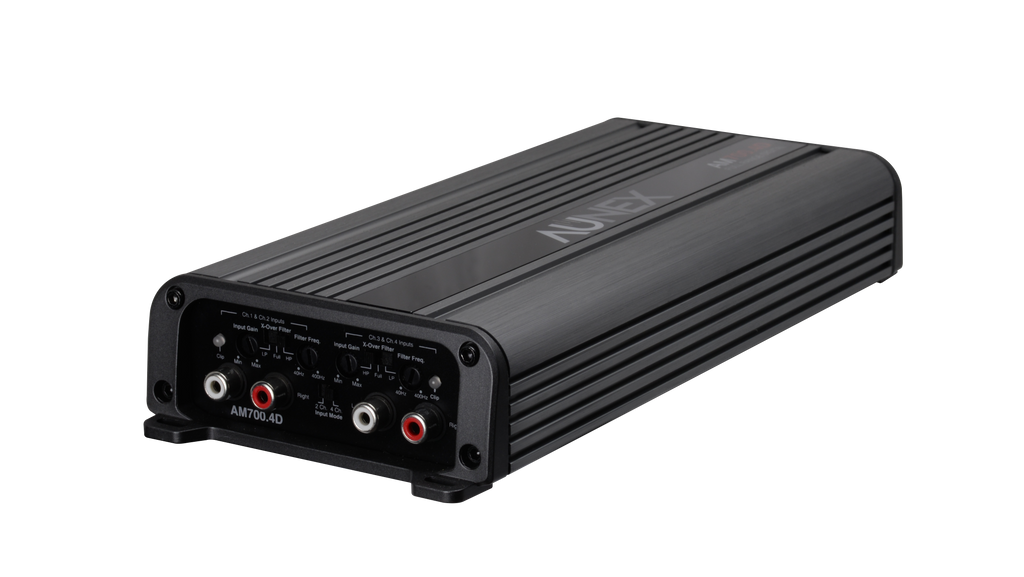 Aunex AM 700.4D AM Series Compact 700wrms 2-Channel Mini Amplifier