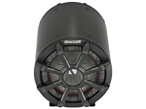 Kicker CWTB8 Loaded 8-inch Tube Style Passive Reflex Marine-Grade Enclosure - 2 Ohm Final