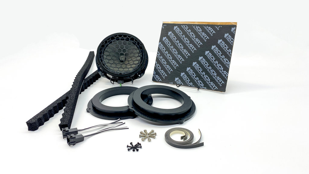 Lamborghini Huracan Custom Speaker Adapters - 6.5-inch - Complete Kit,Front 6.5-inch
