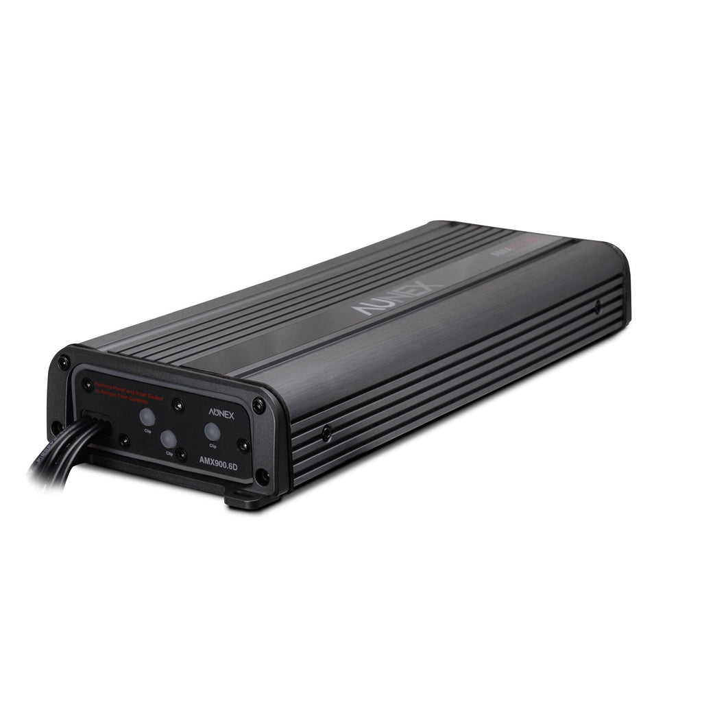 Aunex AMX 900.6D AMX Series IPX67 Marine Powersports 900wrms 6-Channel Amplifier