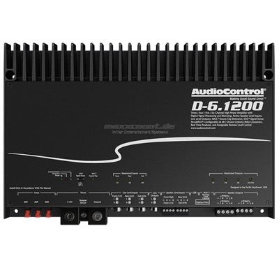 AudioControl D-6.1200 6 / 5 / 4 / 3 Channel Amp with Matrix DSP