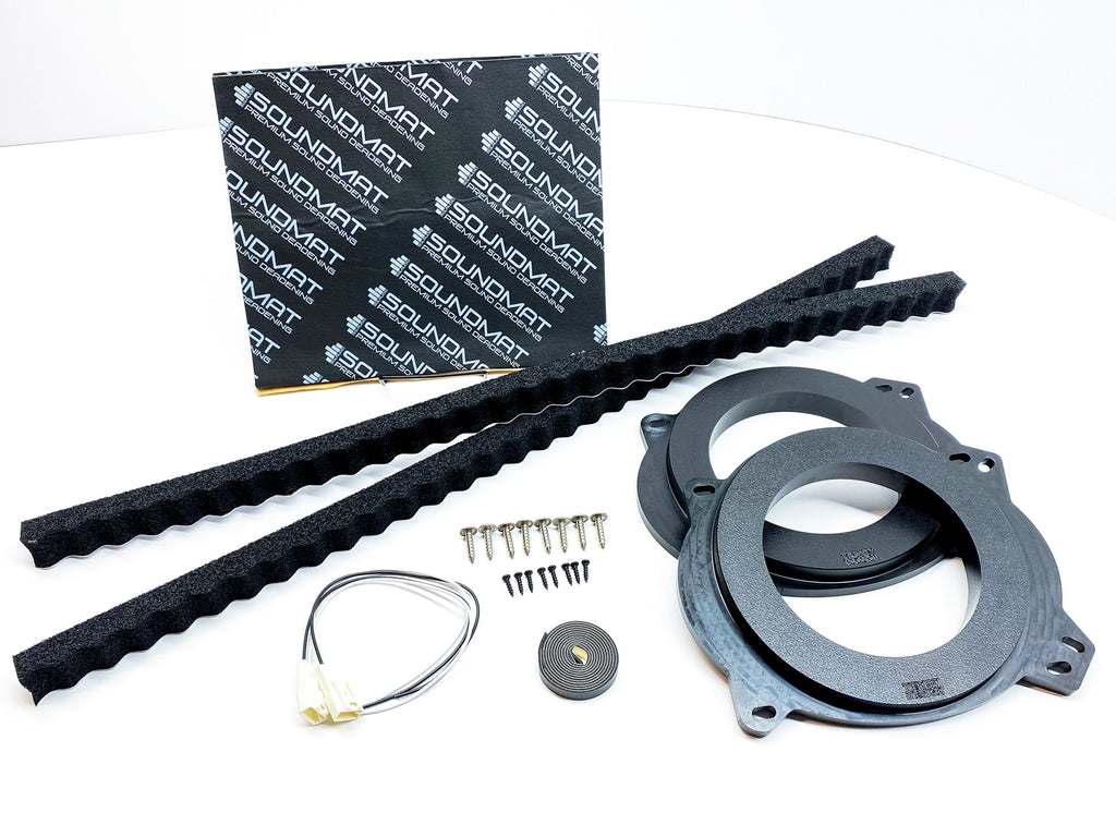Custom Made Speaker Adapters - Compatible with Select Toyota Vehicles - Complete Kit,Front 6.5-inch