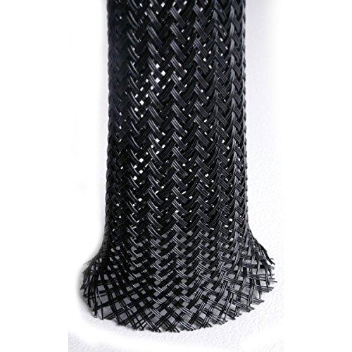 Techflex 1/2-inch Clean Cut Sleeving 25 feet Black - Sounds Good Stereo Online