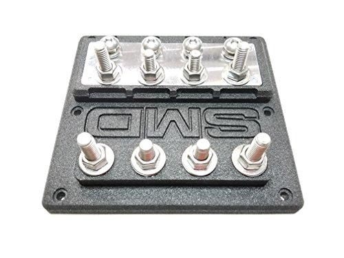 SMD Quad XL ANL Fuse Block Cover W/Integrated SMD VM-1 Volt Meter - Sounds Good Stereo Online