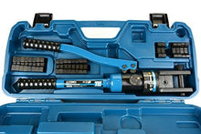 Load image into Gallery viewer, TEMCo Industrial Hydraulic Cable Lug Crimper TH0005-11 US TON 6 AWG to 600 MCM Electrical Terminal Cable Wire Tool Kit 5 YEAR WARRANTY - Sounds Good Stereo Online