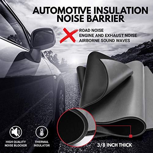 Second Skin Luxury Liner Pro - Mass Loaded Vinyl Soundproofing for Cars, MLV Sound Barrier with Closed Cell Foam (1 Sheet) - Sounds Good Stereo Online