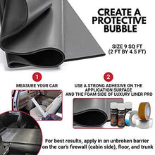 Load image into Gallery viewer, Second Skin Luxury Liner Pro - Mass Loaded Vinyl Soundproofing for Cars, MLV Sound Barrier with Closed Cell Foam (1 Sheet) - Sounds Good Stereo Online