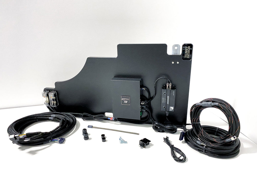 Arc Audio X2 650.1 Loaded Amplifier Rack - 650wrms - Non-Amplified - For 2015-2022 Ford F-Series Trucks - Non-Amplified,650wrms