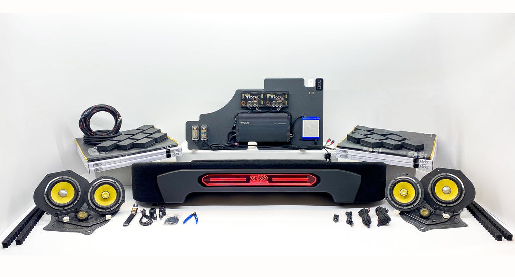 Plug & Play Ford SuperCrew B&O F-Series Stereo Upgrade Package- Focal K2 Power 2-Way Passive - Focal FPX - Focal K2 Power,Four 6.5-inch Vented,2-Way Passive