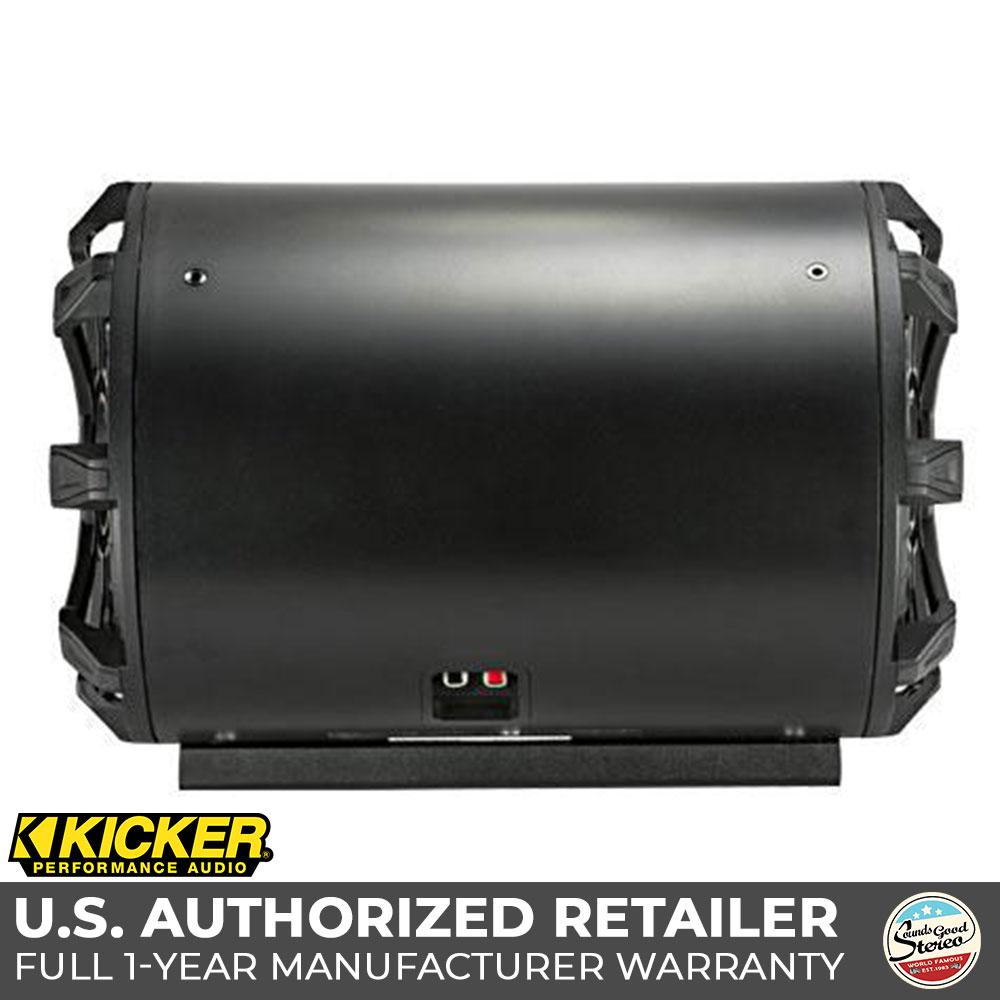 Kicker CWTB10 Loaded 10-inch Tube Style Passive Reflex Marine-Grade Enclosure - 2 Ohm Final