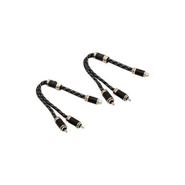 Stinger SI92YM 9000 Series Audiophile Grade Directional Balanced Twisted Y-Adapter 1Female-2Male (Pair)