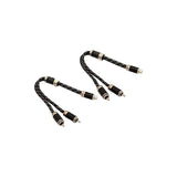 Stinger SI92YM 9000 Series Audiophile Grade Directional Balanced Twisted Y-Adapter 1Female-2Male (Pair)