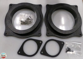 2014-2019 Lexus Custom Made 6.5-inch Front Speaker Adapters (IS & RC Class) with 3-inch Mid-Range Adapters