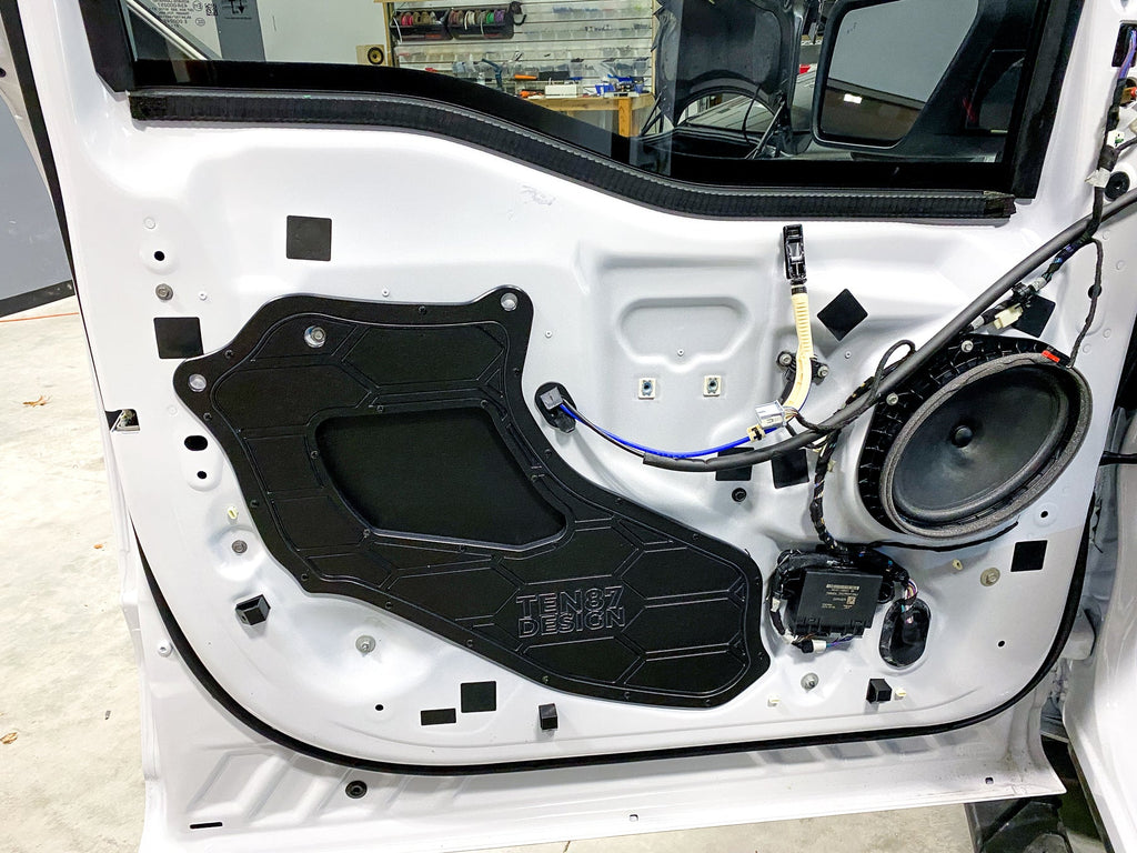 2021-2022 Ford F-150 - Custom Made Door Access Block Off Plates - Front & Rear Set - SuperCrew (SCREW),Front & Rear Complete Set