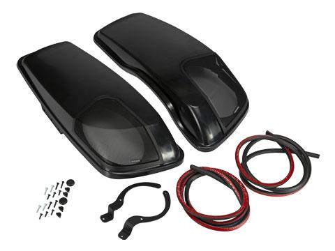 Kicker 46HDBL69/46HDBL69VB Bag Lid Audio Kit for Harley-Davidson - Vivid Black