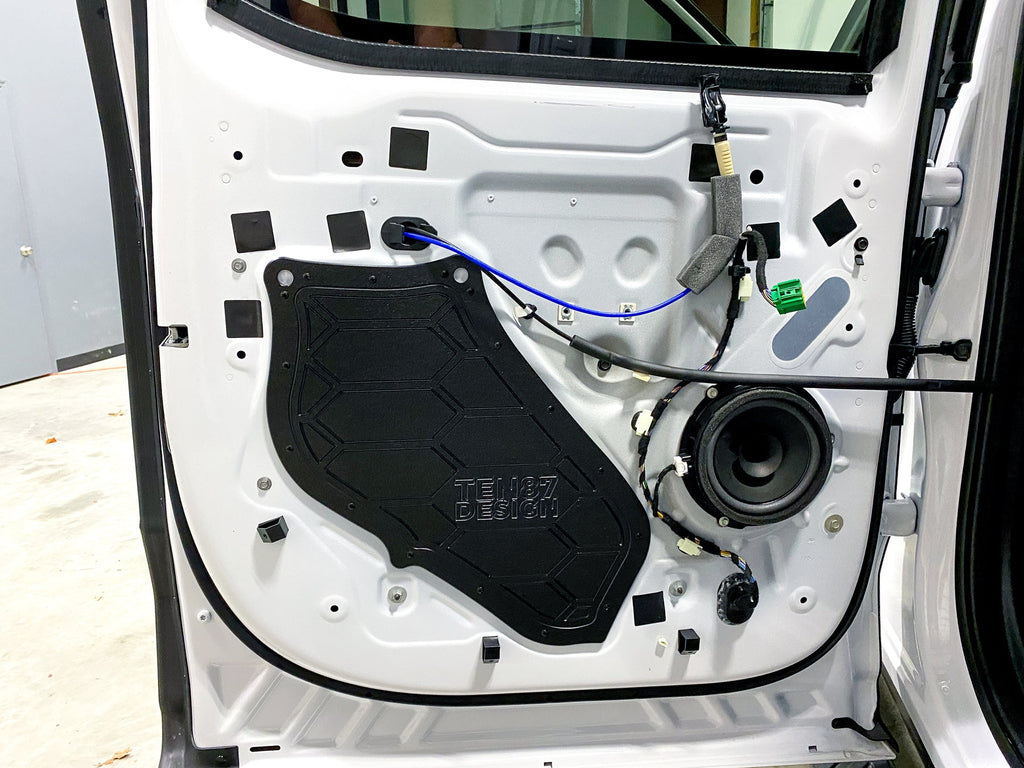 2021-2022 Ford F-150 - Custom Made Door Access Block Off Plates - Front & Rear Set - SuperCrew (SCREW),Front & Rear Complete Set