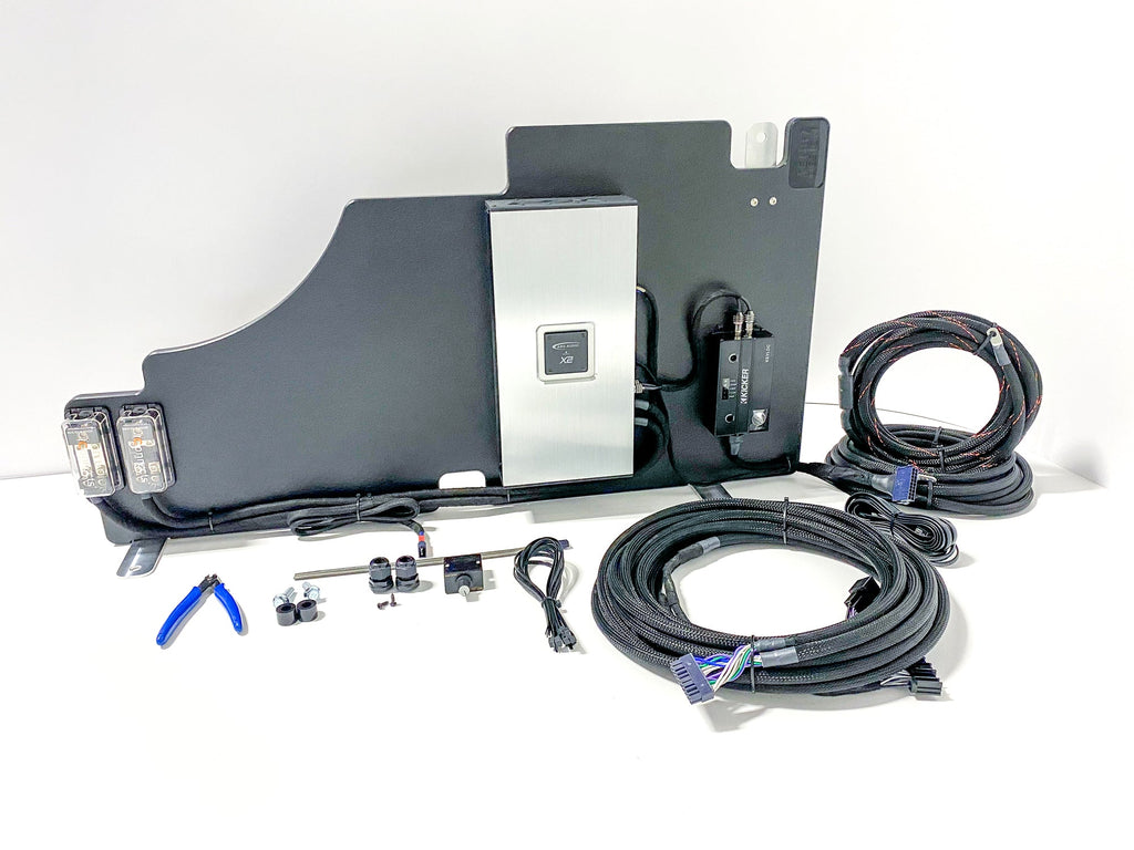 Arc Audio X2 1100.1 Loaded Amplifier Rack - 1100wrms - Non-Amplified - For 2015-2022 Ford F-Series Trucks - Non-Amplified,1100wrms