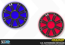 Load image into Gallery viewer, Kicker 45KMG12W/45KMG12C 12" Marine LED Grilles - Charcoal
